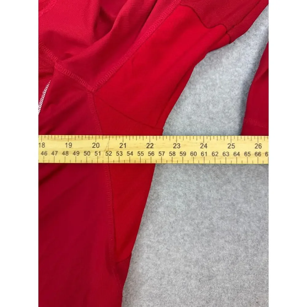 Adidas Clima365‎ Shirt Men's L Red Long Sleeve Workout Base Layer Tee